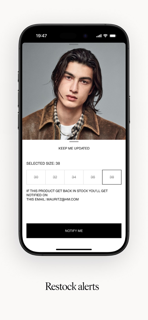 H&M iPhone screenshot 8