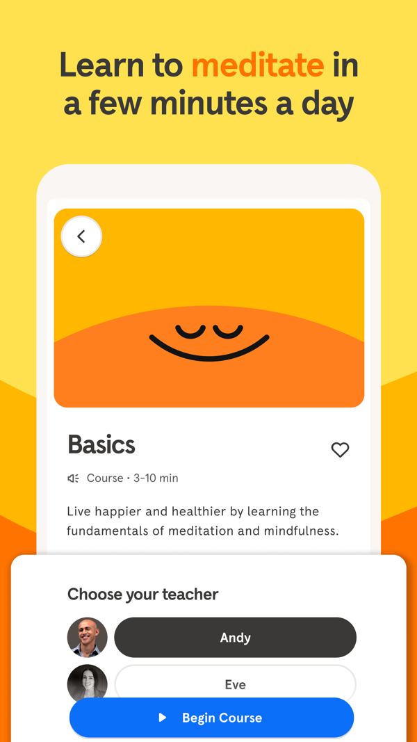 Headspace iPhone screenshot 4