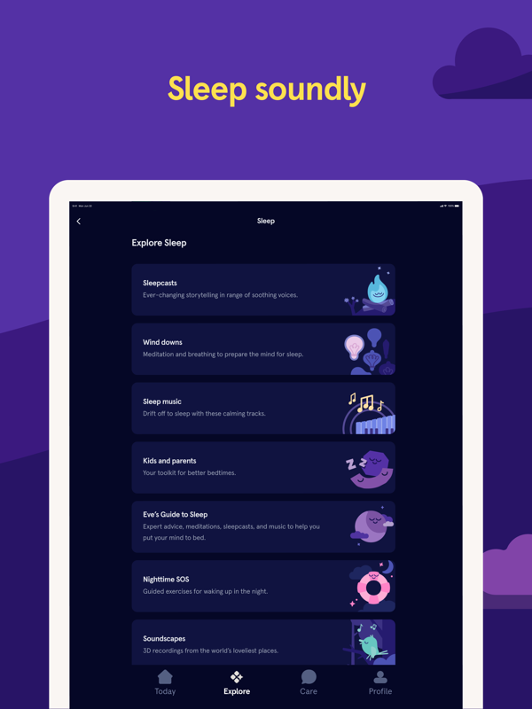 Headspace iPad screenshot 4