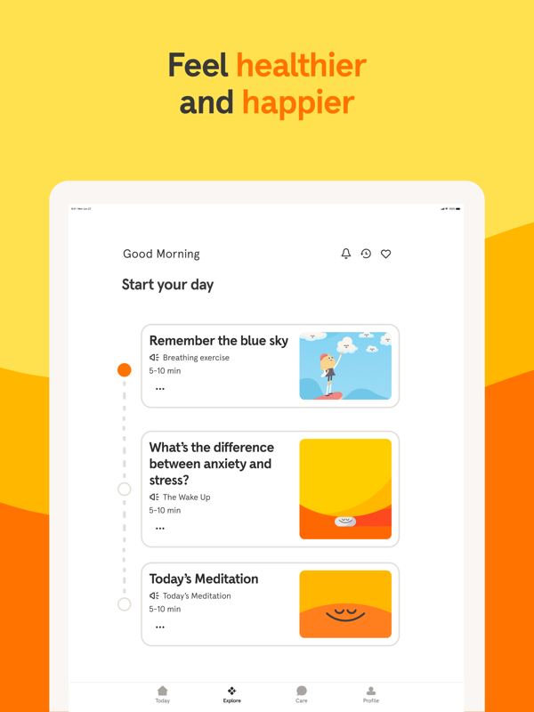 Headspace iPad screenshot 6