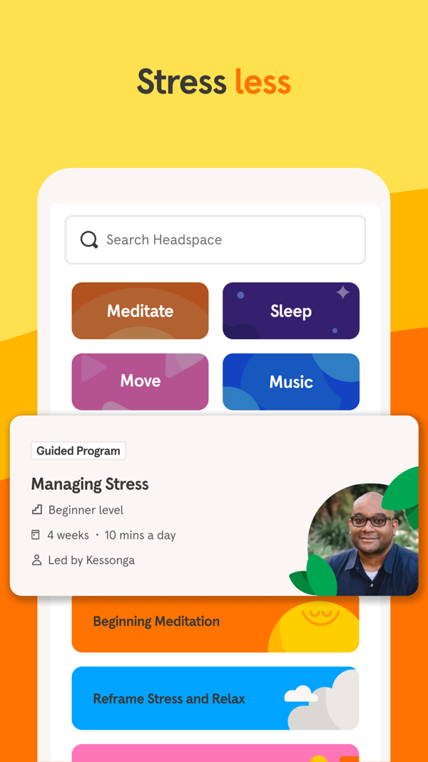 Headspace iPhone screenshot 2