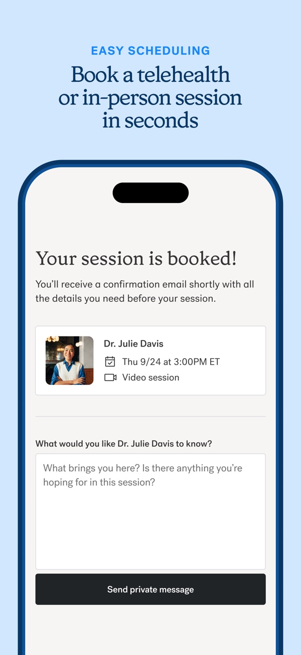 Headway Therapy & Psychiatry iPhone screenshot 7