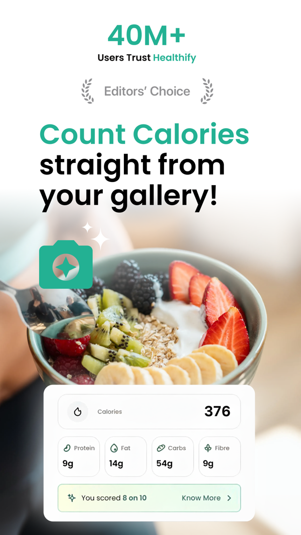 Healthify iPhone screenshot 1