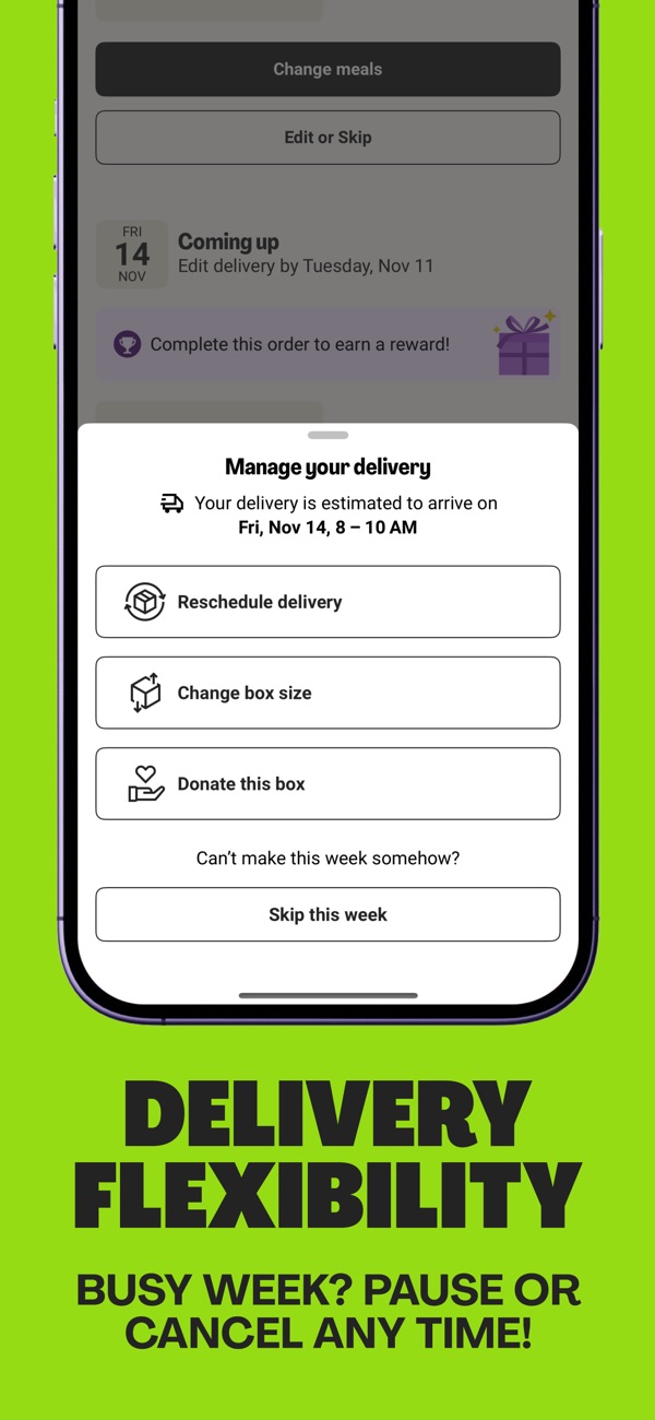 HelloFresh iPhone screenshot 2