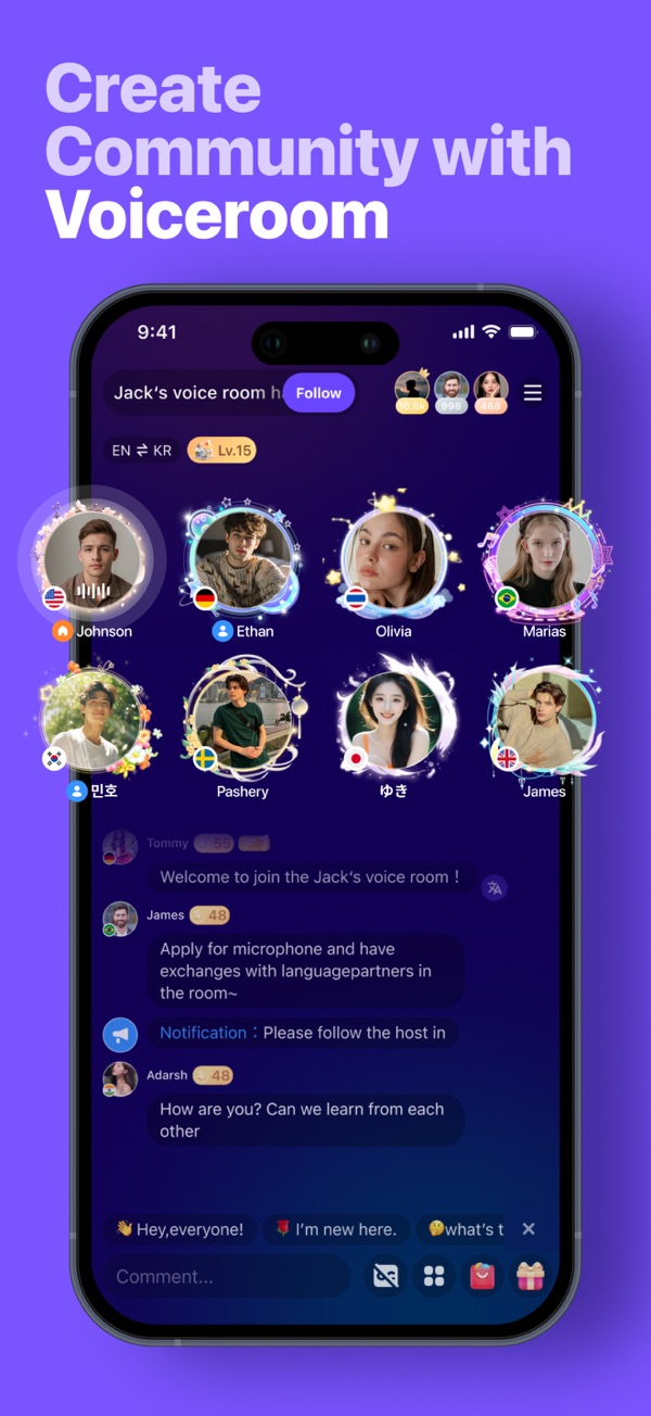 HelloTalk iPhone screenshot 5