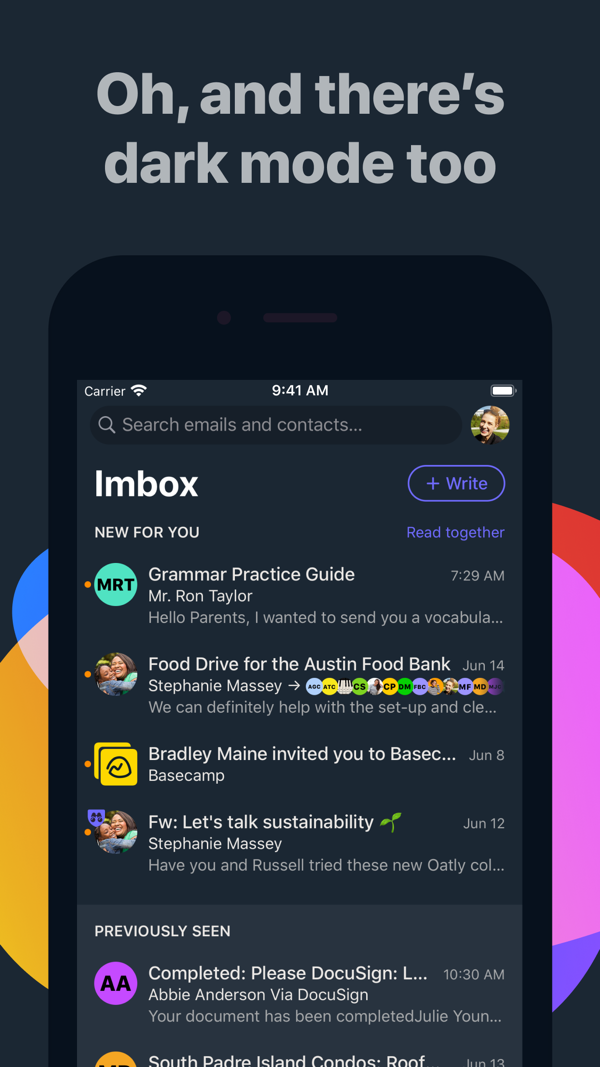 HEY Email iPhone screenshot 7