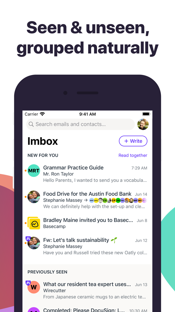 HEY Email iPhone screenshot 3