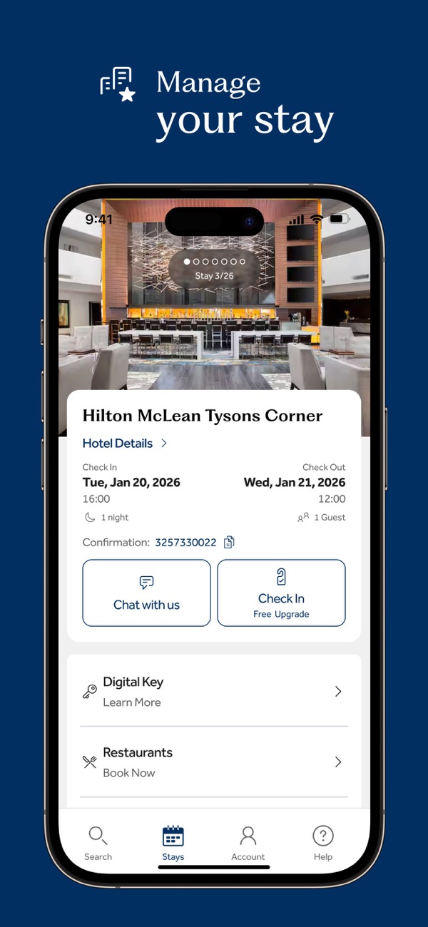Hilton Honors iPhone screenshot 6