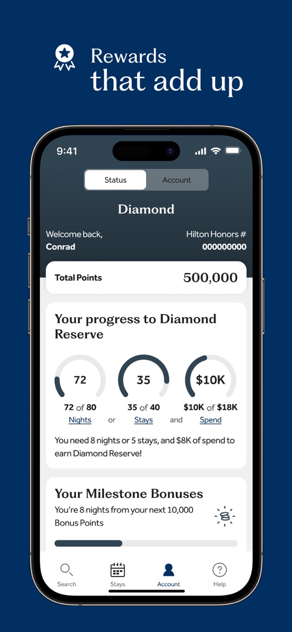 Hilton Honors iPhone screenshot 8