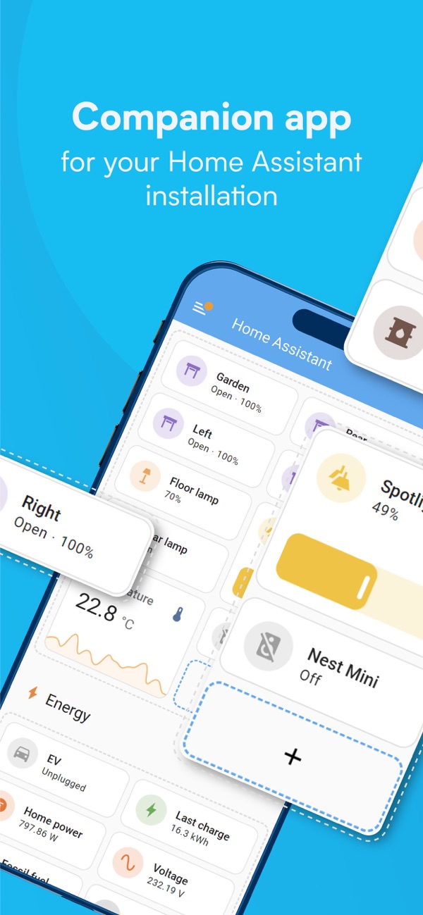 Home Assistant iPhone screenshot 1