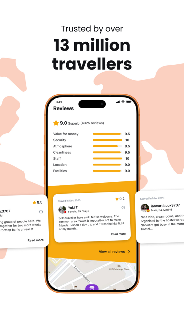 Hostelworld iPhone screenshot 8