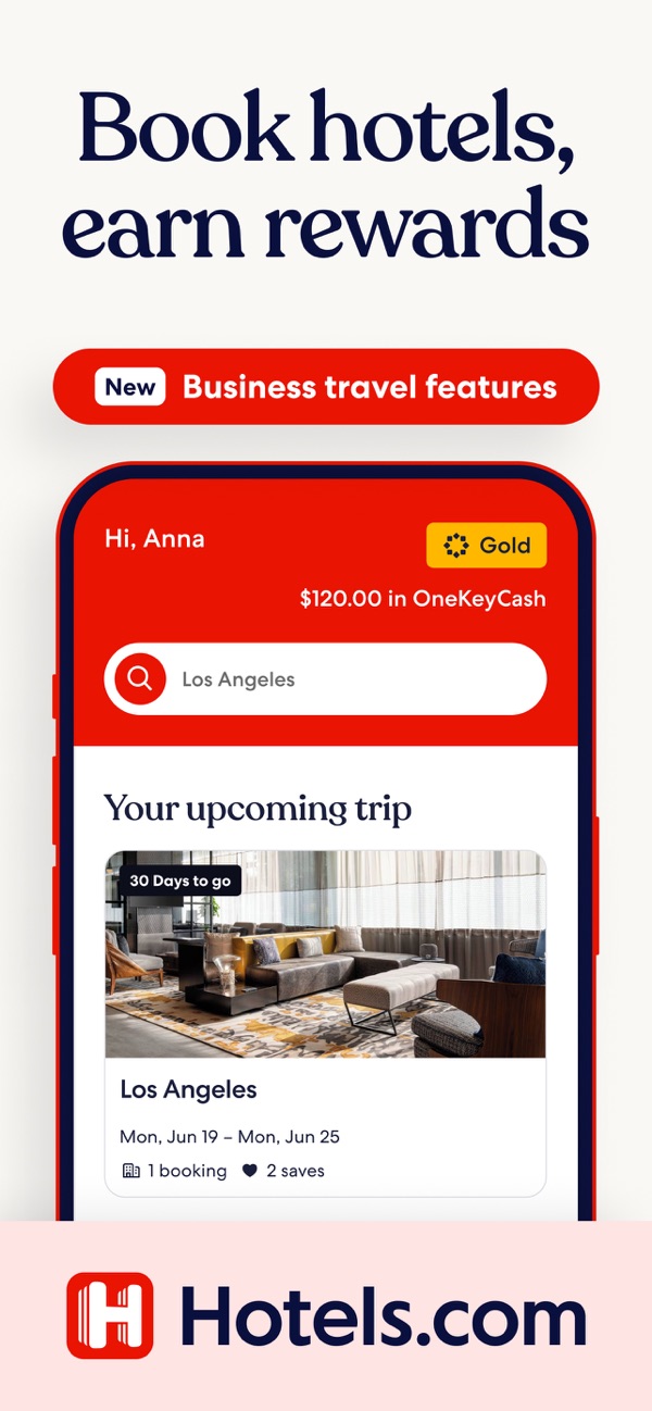 Hotels.com iPhone screenshot 1