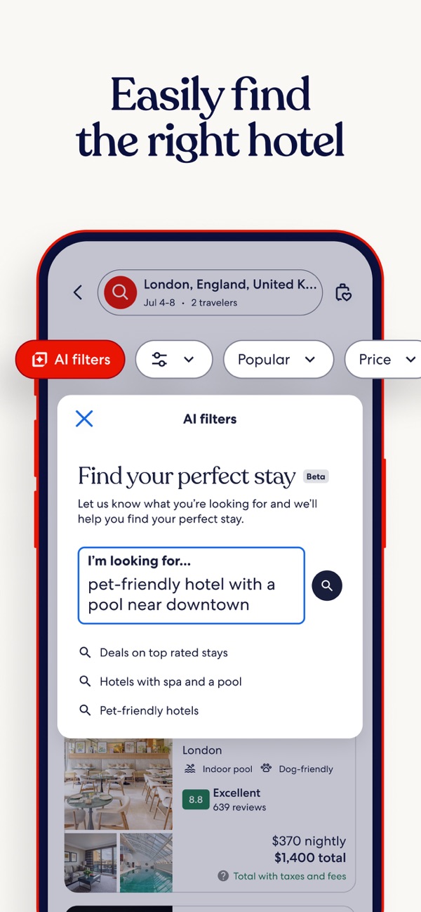 Hotels.com iPhone screenshot 5