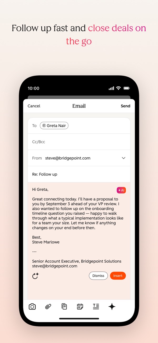 HubSpot iPhone screenshot 5