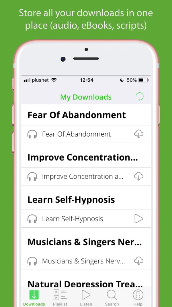 Hypnosis Downloads iPhone screenshot 2