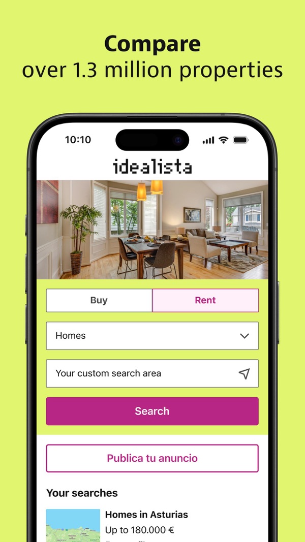 idealista iPhone screenshot 1