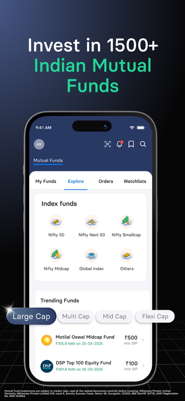 INDmoney iPhone screenshot 2