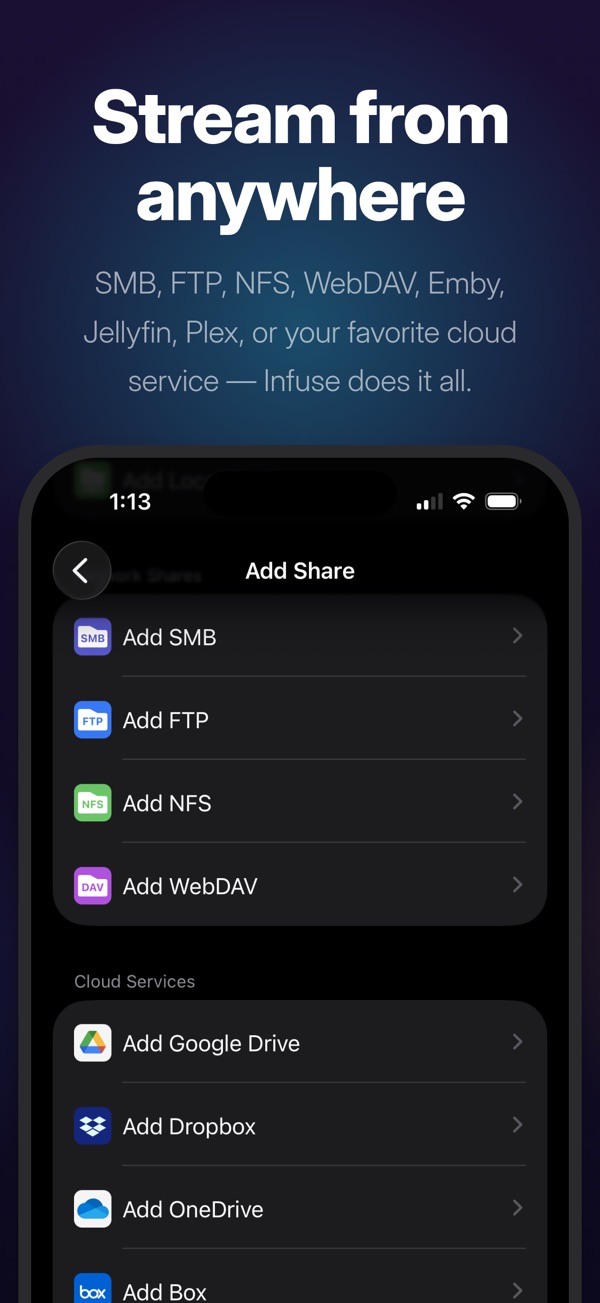 Infuse iPhone screenshot 5