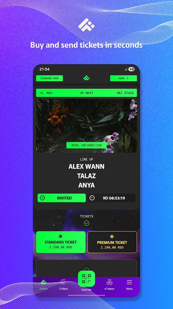 Infuse Android phone screenshot 1