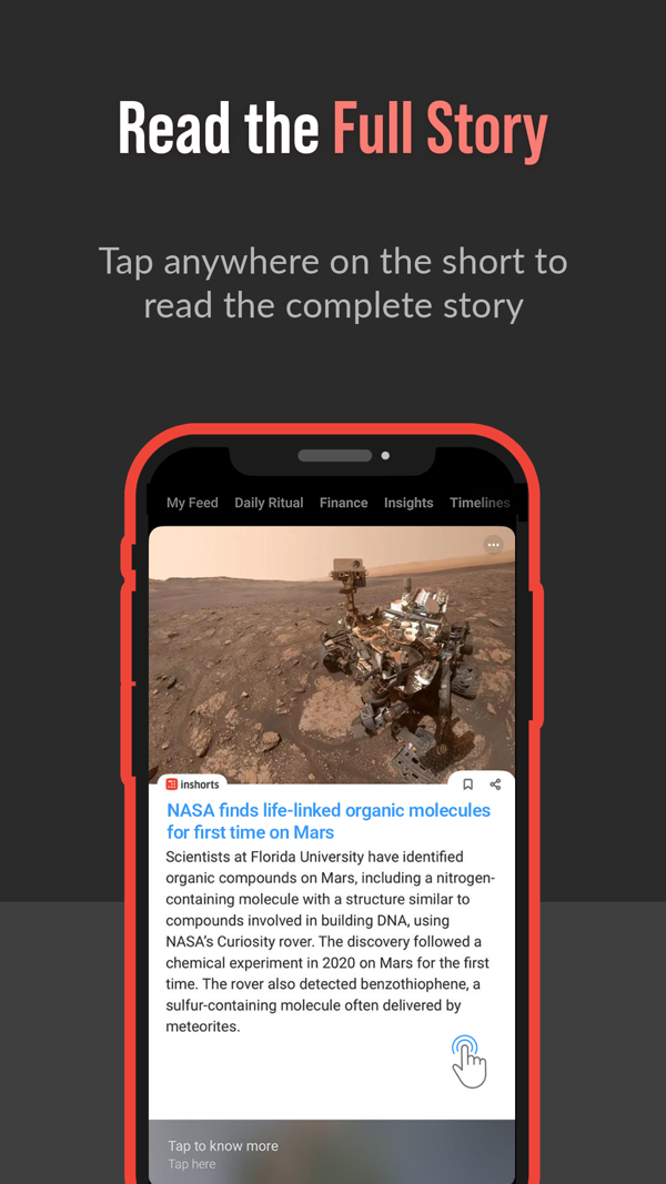 Inshorts iPhone screenshot 7