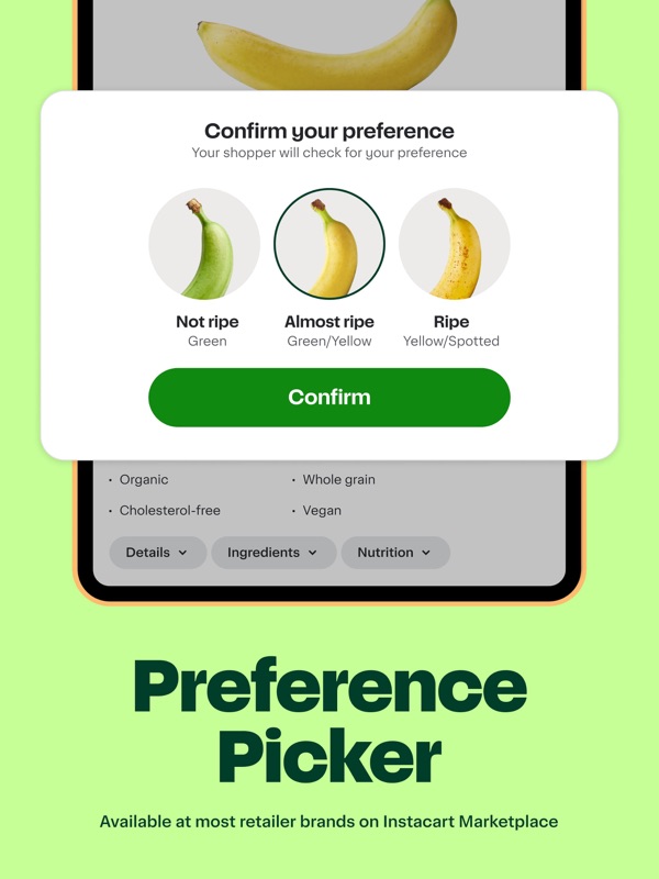 Instacart iPad screenshot 3