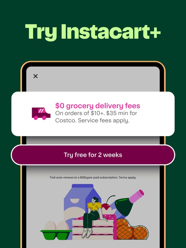 Instacart iPad screenshot 9