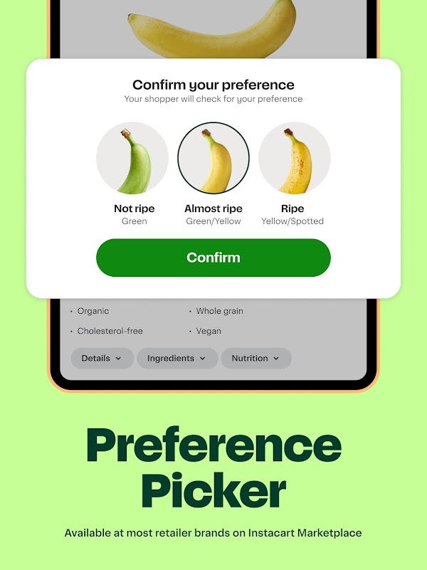 Instacart Android tablet screenshot 11
