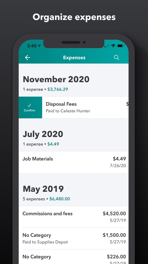Intuit QuickBooks for Business iPhone screenshot 5
