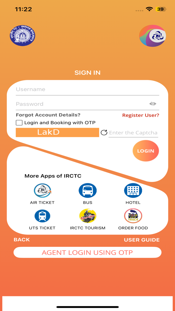 IRCTC Rail Connect iPhone screenshot 4