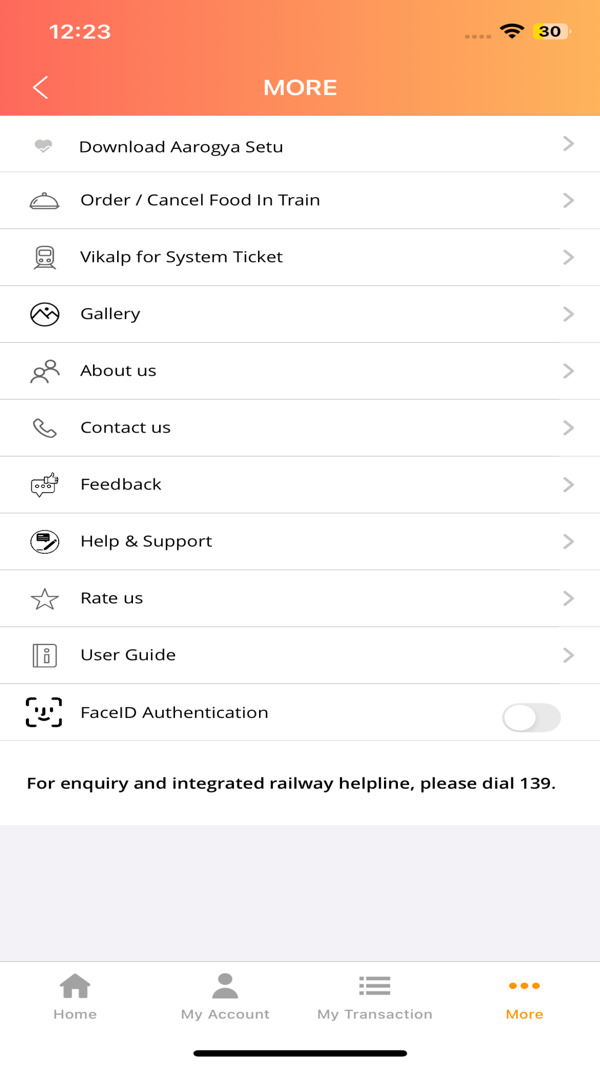 IRCTC Rail Connect iPhone screenshot 9