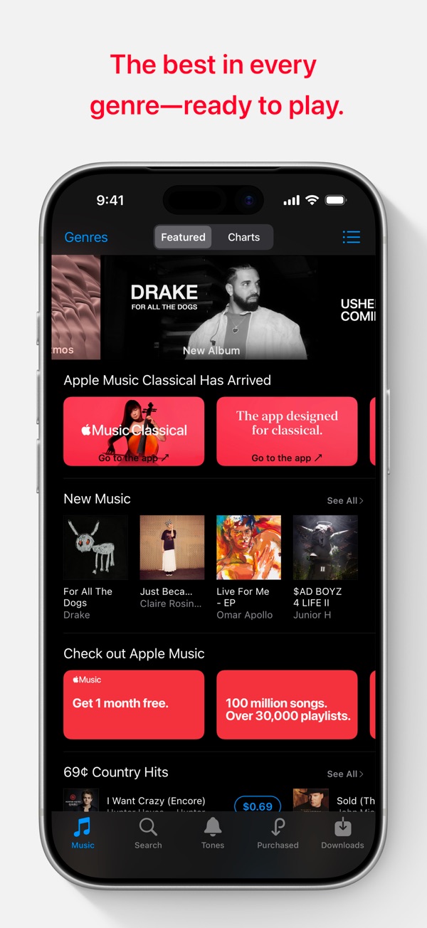 iTunes Store iPhone screenshot 1