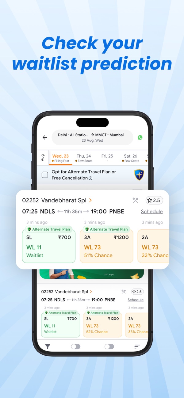 ixigo Train, Bus, Metro Ticket iPhone screenshot 7