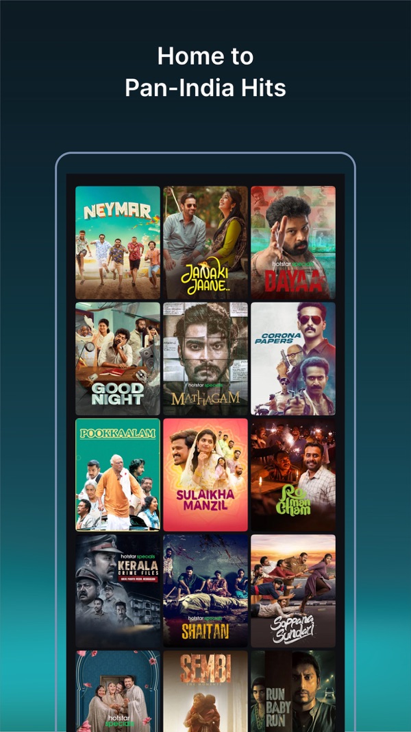 JioHotstar iPhone screenshot 2