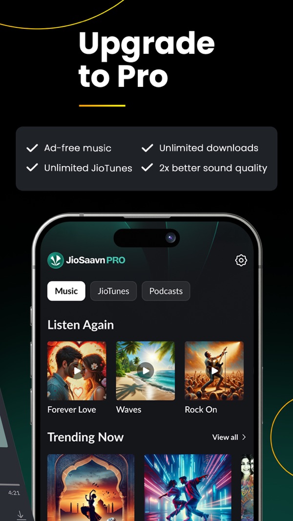 JioSaavn iPhone screenshot 8