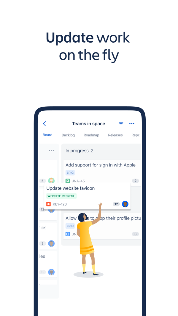 Jira Cloud by Atlassian iPhone screenshot 3