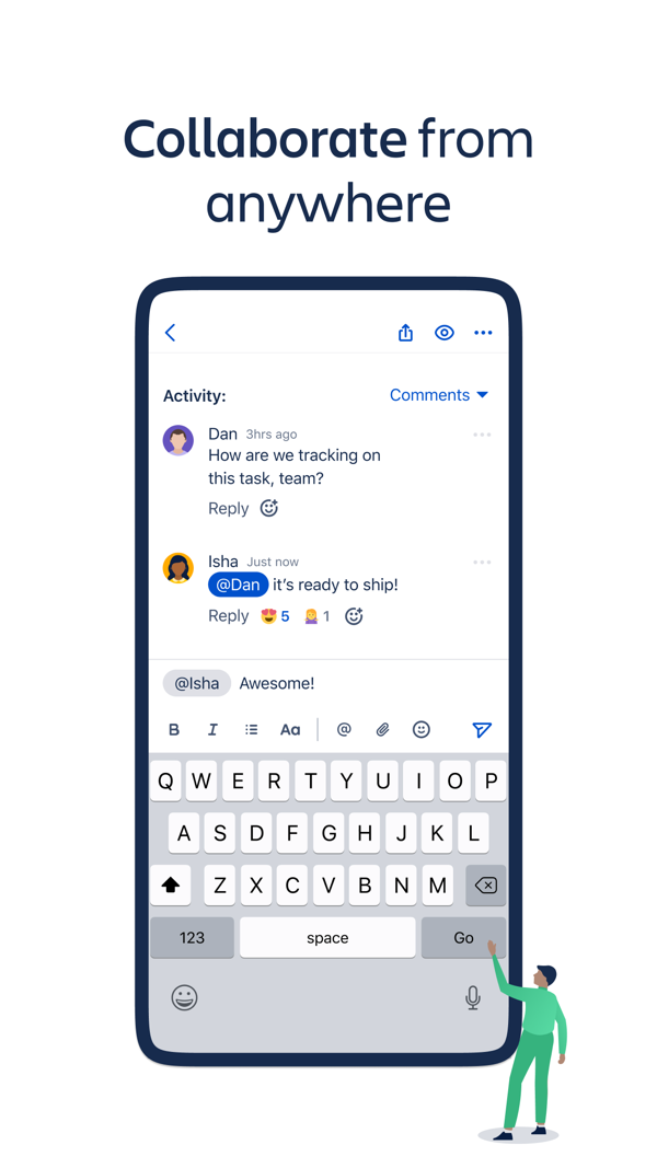 Jira Cloud by Atlassian iPhone screenshot 2