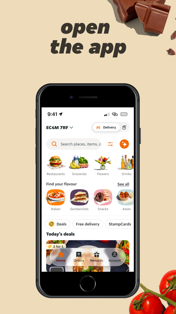 Just Eat iPhone screenshot 2