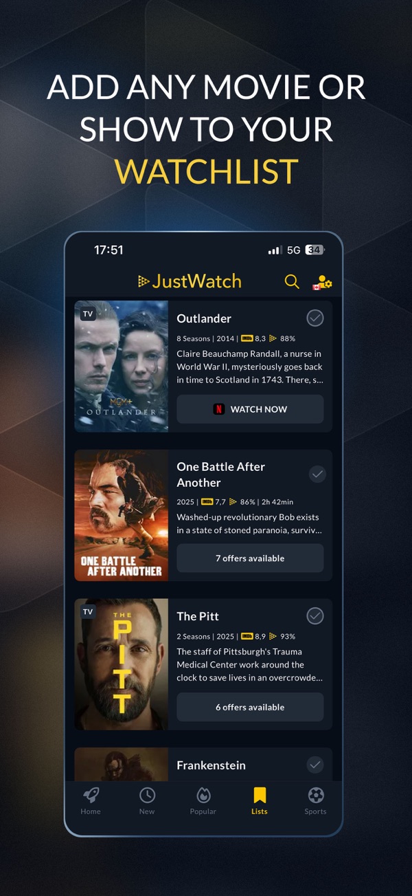 JustWatch iPhone screenshot 6