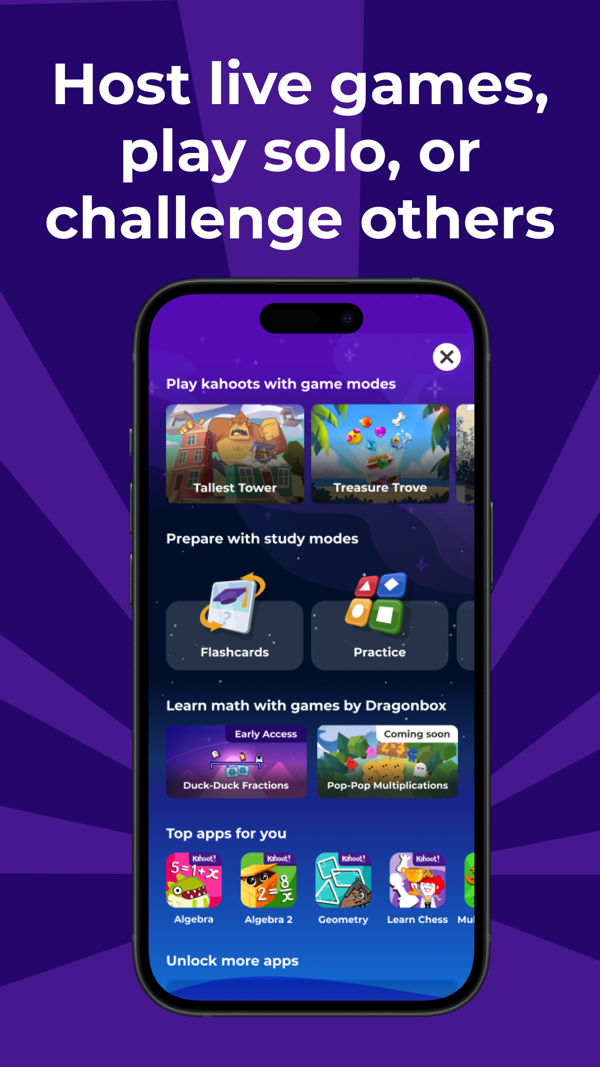 Kahoot! Play & Create Quizzes iPhone screenshot 4