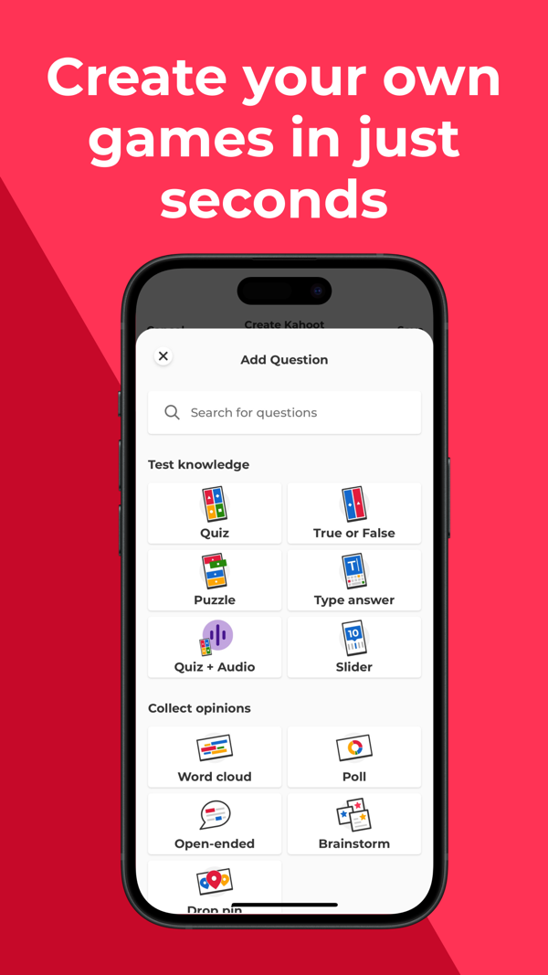 Kahoot! Play & Create Quizzes iPhone screenshot 3
