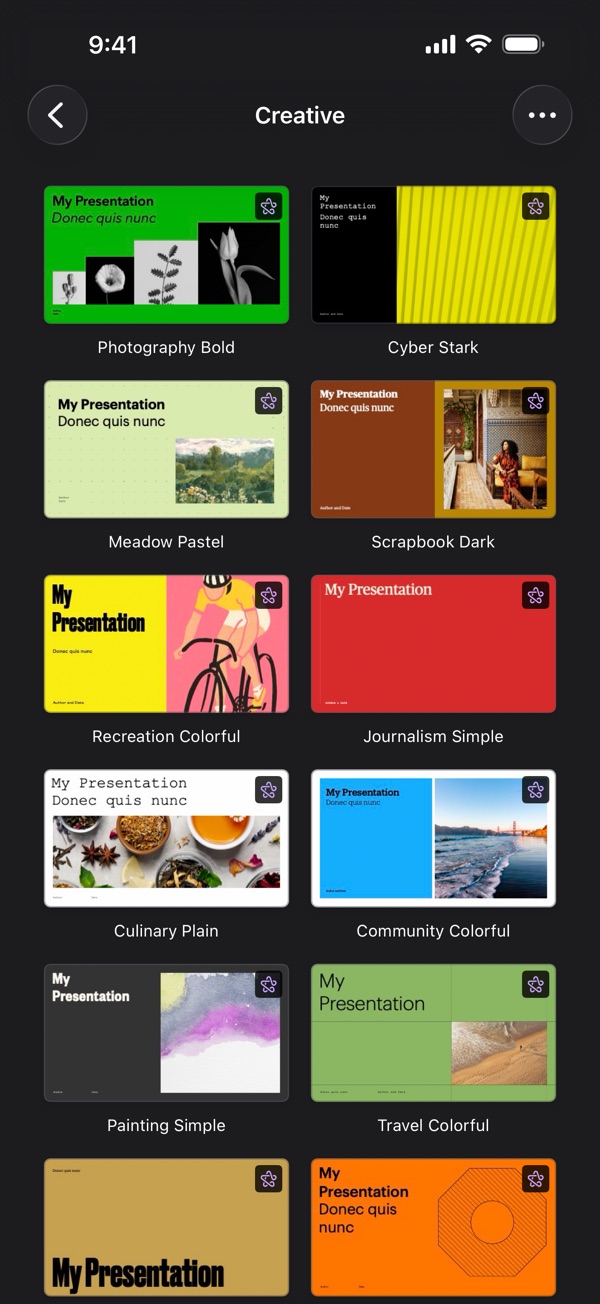 Keynote iPhone screenshot 2