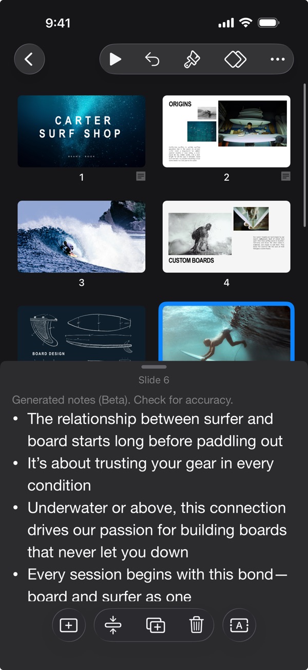 Keynote iPhone screenshot 9