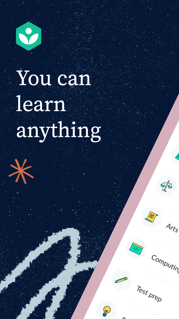Khan Academy iPhone screenshot 1