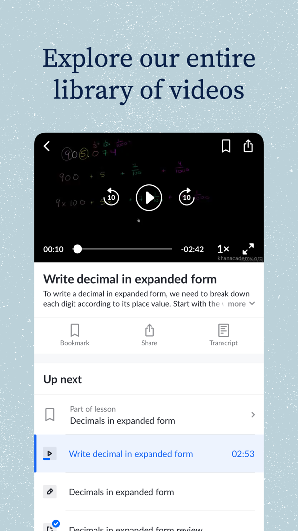 Khan Academy iPhone screenshot 5