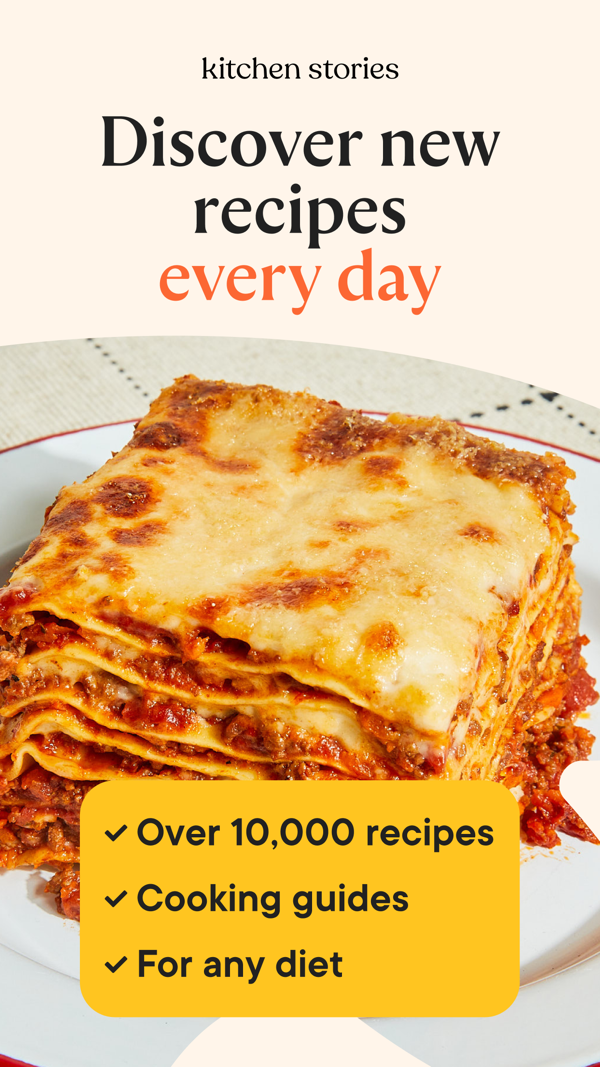 Kitchen Stories Easy Recipes iPhone screenshot 1