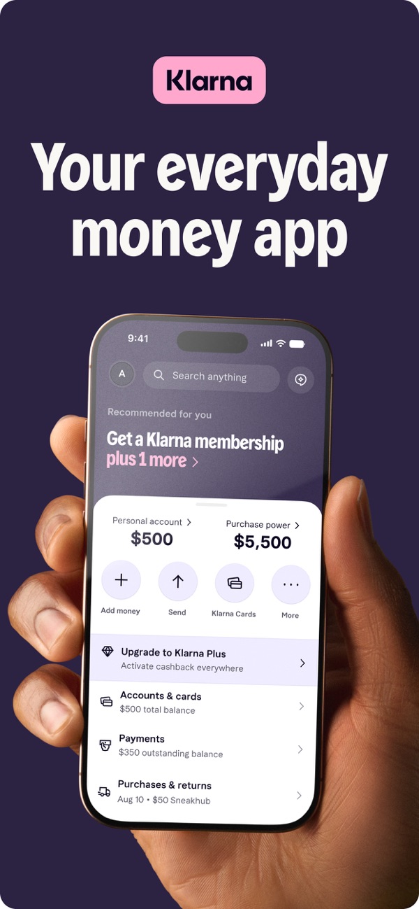 Klarna iPhone screenshot 1