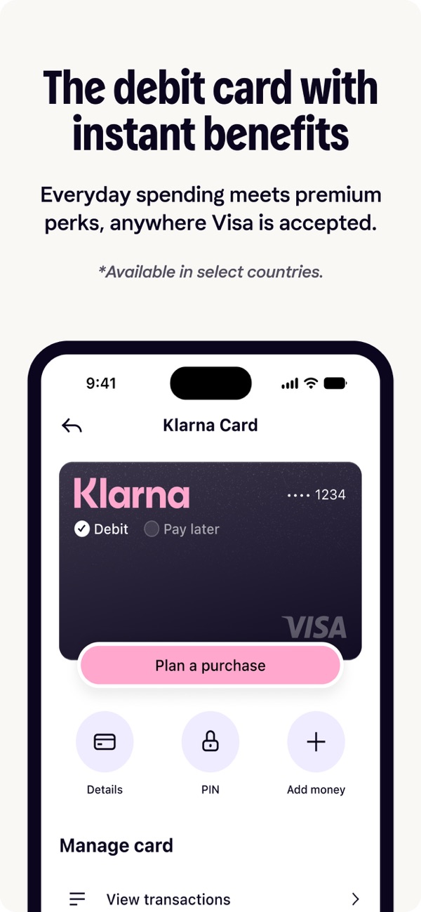 Klarna iPhone screenshot 4