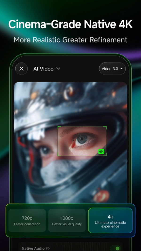 Kling AI iPhone screenshot 2