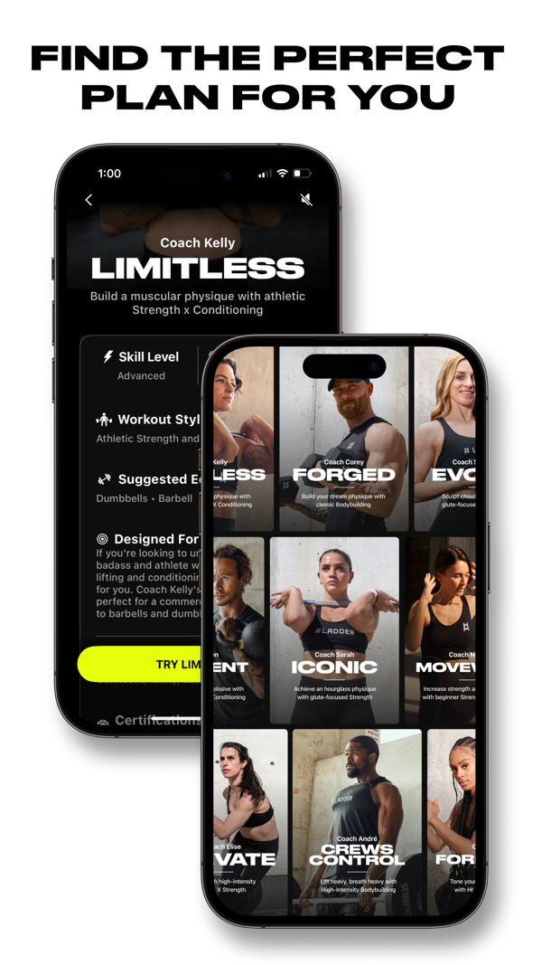 LADDER Strength Training Plans iPhone screenshot 4