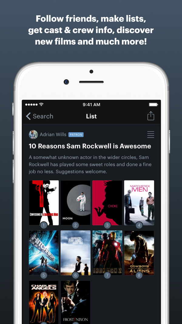 Letterboxd iPhone screenshot 5